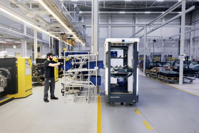 MAN automatizuje výrobnú logistiku pomocou 12 robotov Magazino SOTO