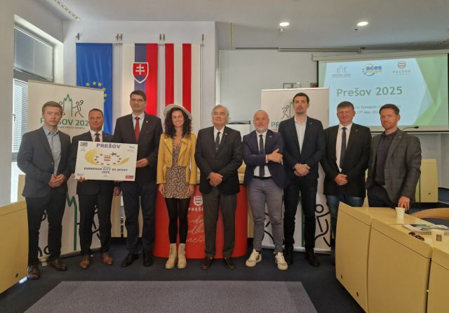 Prešov navštívila medzinárodná delegácia, posúdila jeho kandidatúru na udelenie titulu Európske mesto športu 2025 (video)