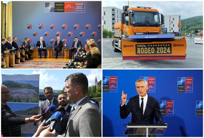 Top foto dňa (31. máj 2024): Riešenie znečistenia Ružína, Cestárske rodeo aj stretnutie šéfov diplomacie krajín NATO v Česku