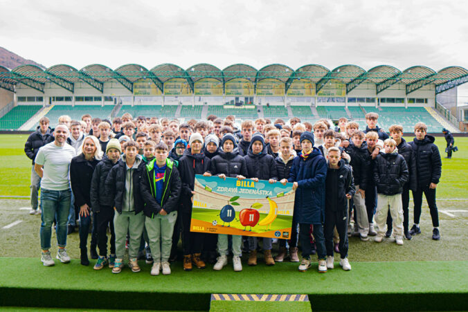 BILLA pomôže mladým futbalovým talentom podávať lepšie výkony. Štartuje edukačný projekt Zdravá jedenástka