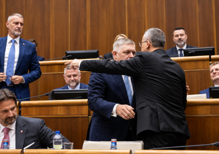 Napata debata v parlamente